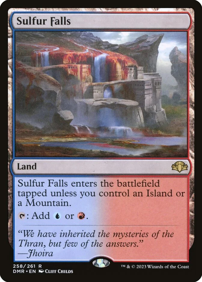 Sulfur Falls (Dominaria Remastered) - Magic: The Gathering in TCG Land