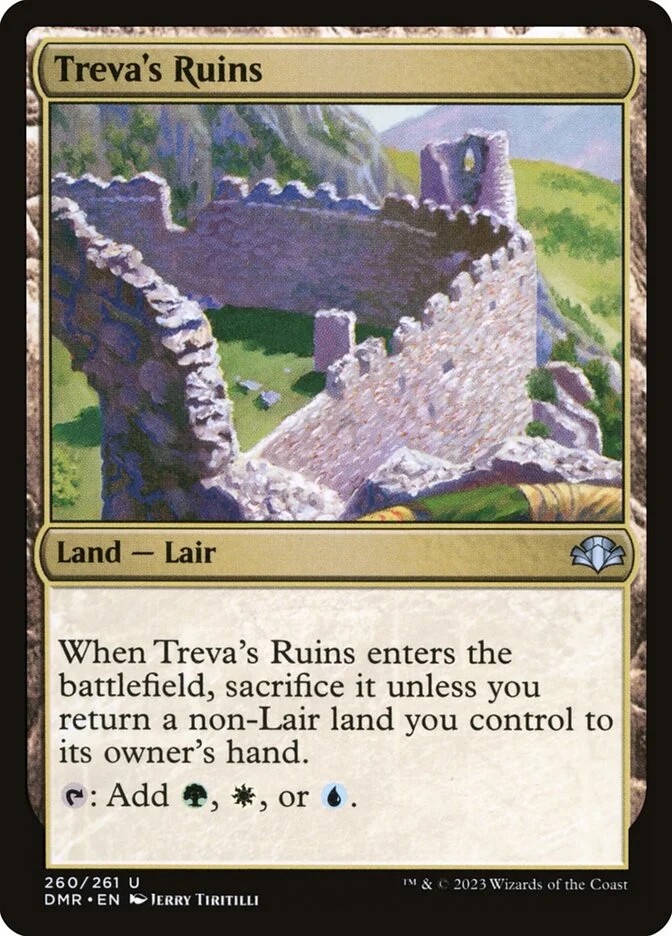 Treva's Ruins (Dominaria Remastered) - Magic: The Gathering in TCG Land