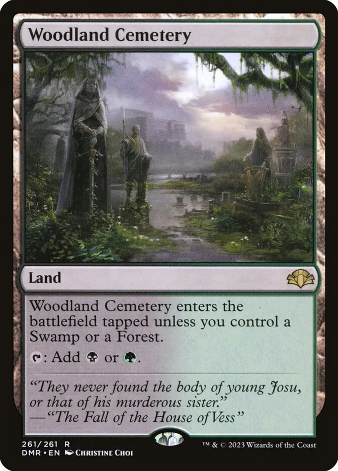 Woodland Cemetery (Dominaria Remastered) - Magic: The Gathering in TCG Land