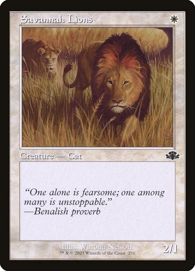 Savannah Lions (Dominaria Remastered) - Magic: The Gathering in TCG Land