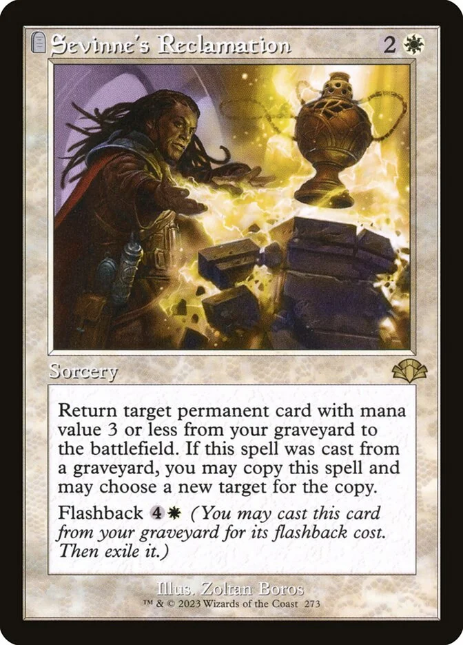 Sevinne's Reclamation (Dominaria Remastered) - Magic: The Gathering in TCG Land