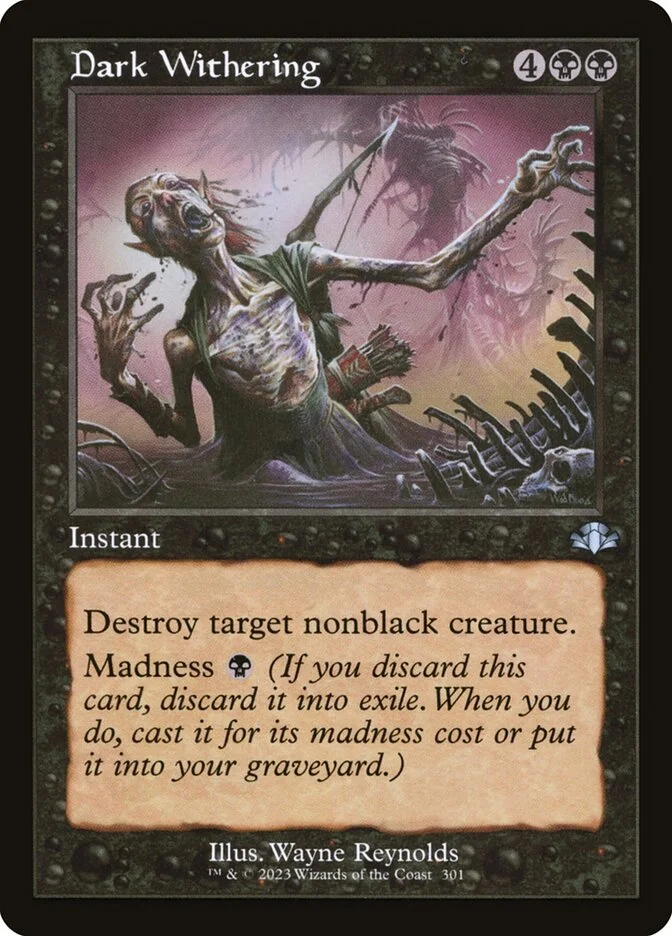 Dark Withering (Dominaria Remastered) - Magic: The Gathering in TCG Land
