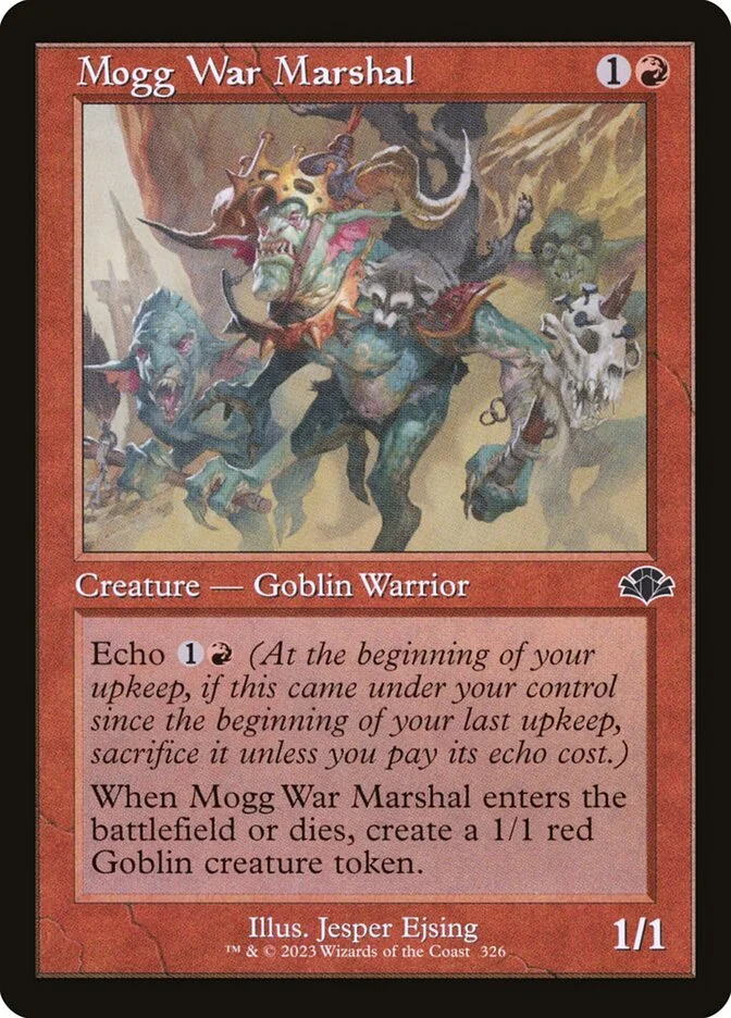 Mogg War Marshal (Dominaria Remastered) - Magic: The Gathering in TCG Land México