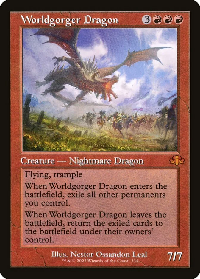 Worldgorger Dragon (Dominaria Remastered) - Magic: The Gathering in TCG Land