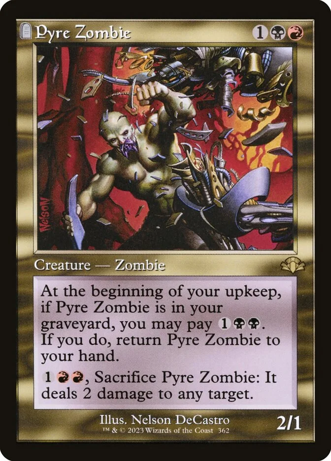 Pyre Zombie (Dominaria Remastered) - Magic: The Gathering in TCG Land México