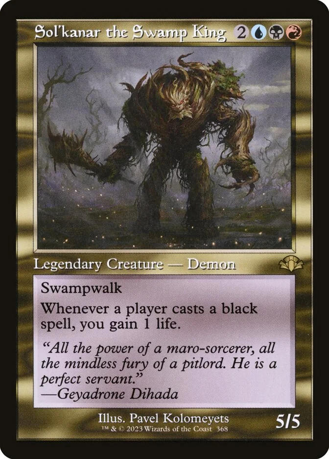 Sol'kanar the Swamp King (Dominaria Remastered) - Magic: The Gathering in TCG Land