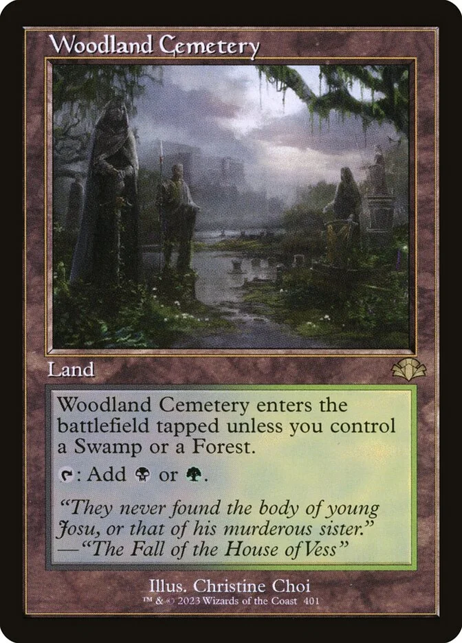 Woodland Cemetery (Dominaria Remastered) - Magic: The Gathering in TCG Land