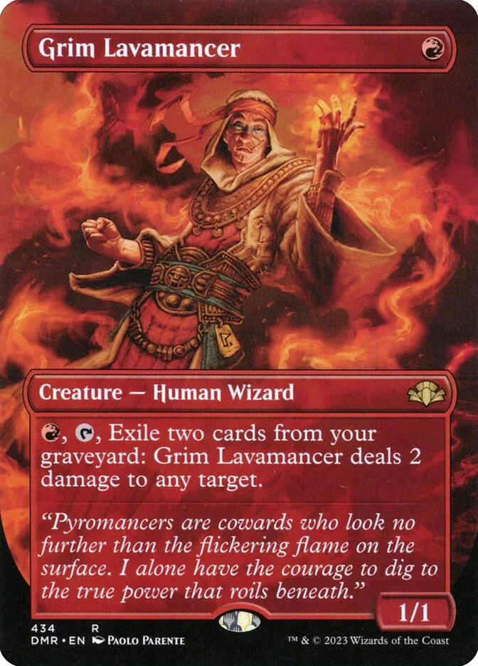 Grim Lavamancer (Dominaria Remastered) - Magic: The Gathering in TCG Land