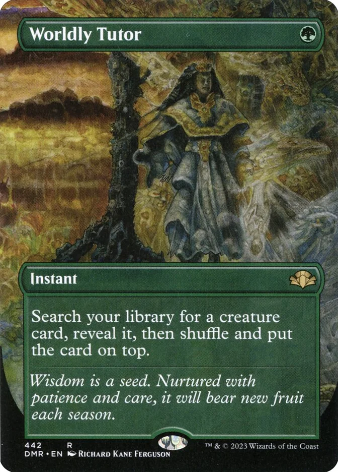Worldly Tutor (Dominaria Remastered) - Magic: The Gathering in TCG Land