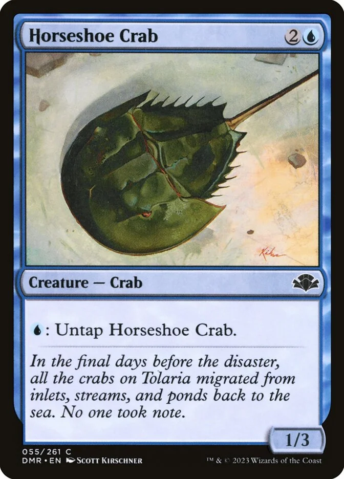 Horseshoe Crab (Dominaria Remastered) - Magic: The Gathering in TCG Land