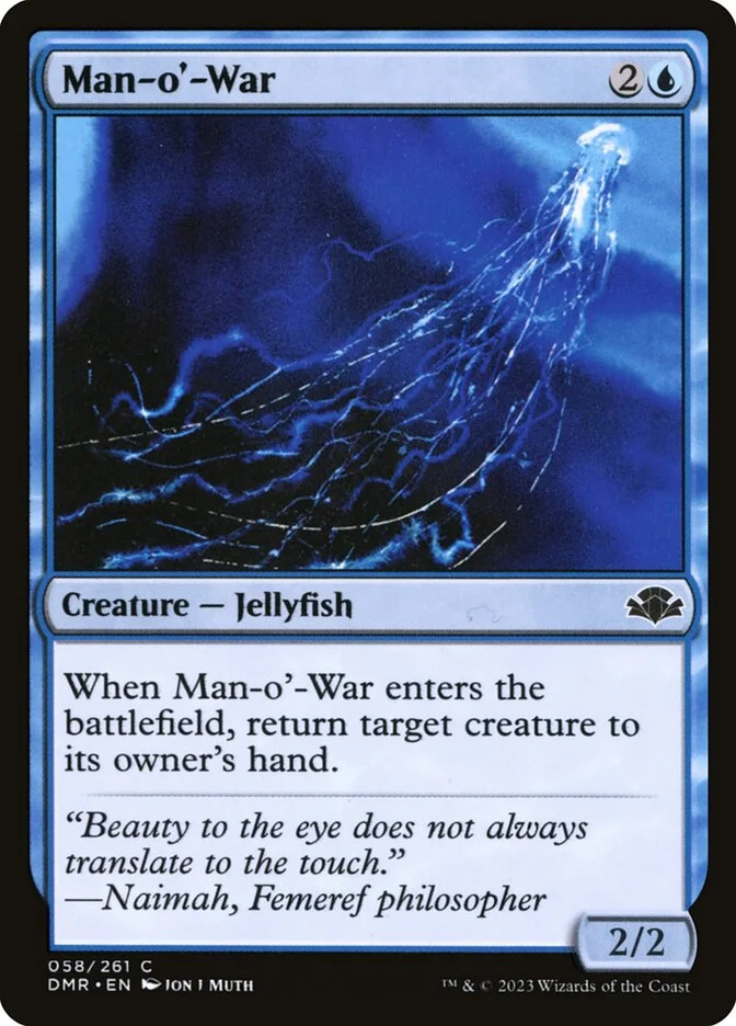 Man-o'-War (Dominaria Remastered) - Magic: The Gathering in TCG Land