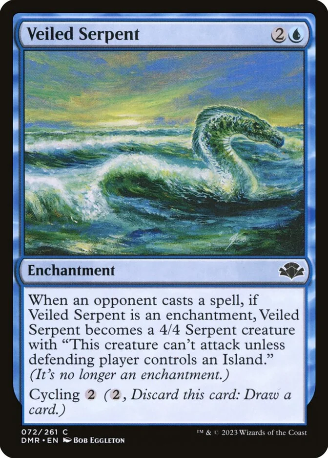 Veiled Serpent (Dominaria Remastered) - Magic: The Gathering in TCG Land