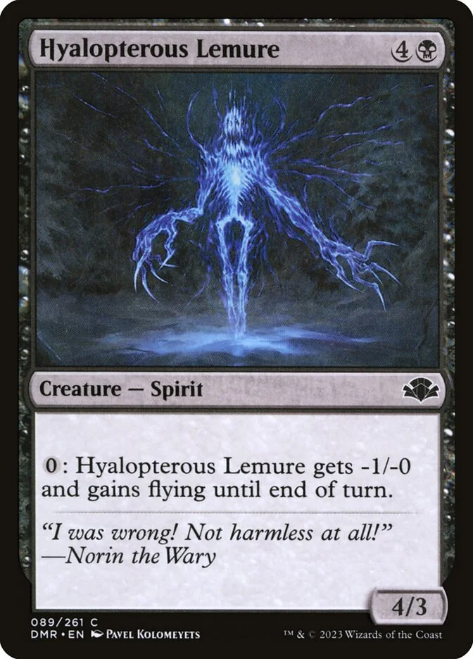 Hyalopterous Lemure (Dominaria Remastered) - Magic: The Gathering in TCG Land
