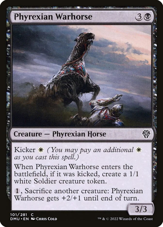 Phyrexian Warhorse (Dominaria United) - Magic: The Gathering in TCG Land