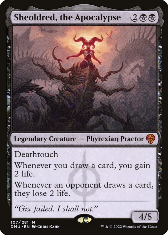 Sheoldred, the Apocalypse (Dominaria United) - Magic: The Gathering in TCG Land