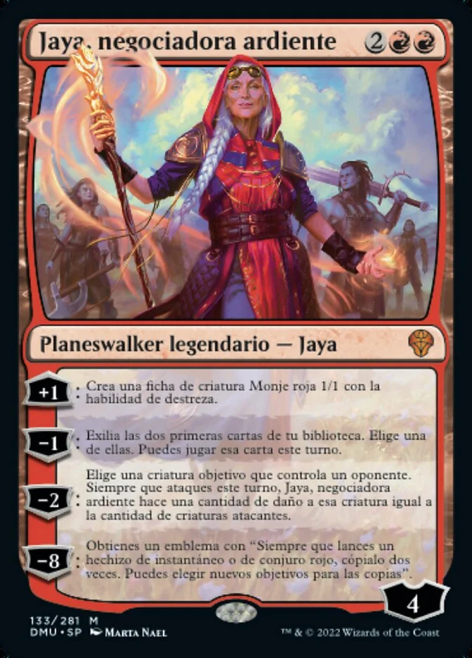 Jaya, negociadora ardiente (Dominaria United) - Magic: The Gathering in TCG Land México