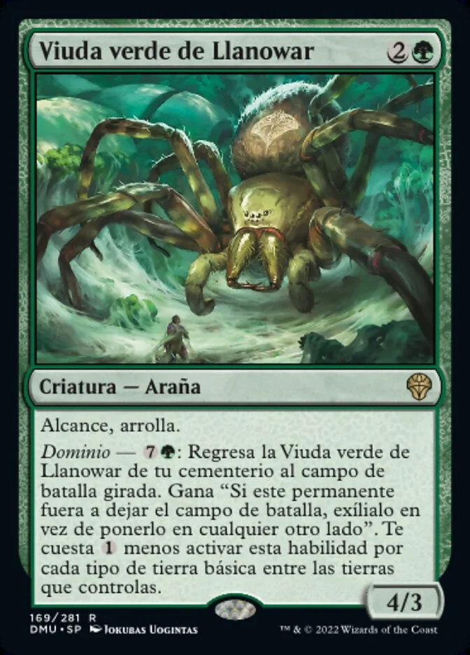 Viuda verde de Llanowar (Dominaria United) - Magic: The Gathering in TCG Land México