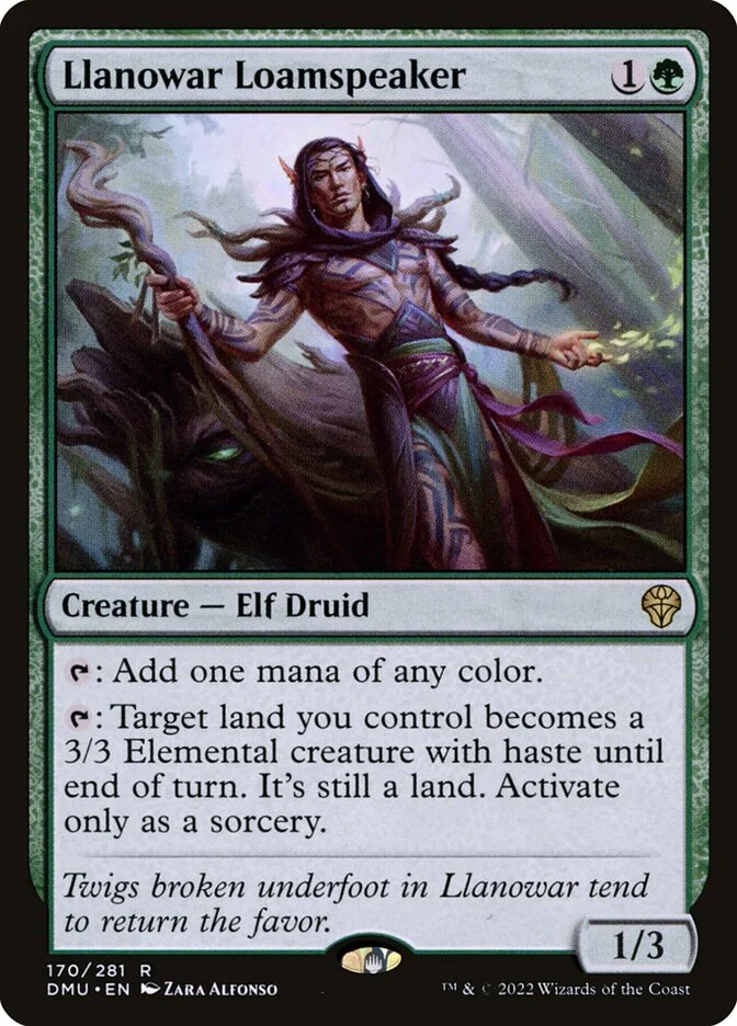 Llanowar Loamspeaker (Dominaria United) - Magic: The Gathering in TCG Land