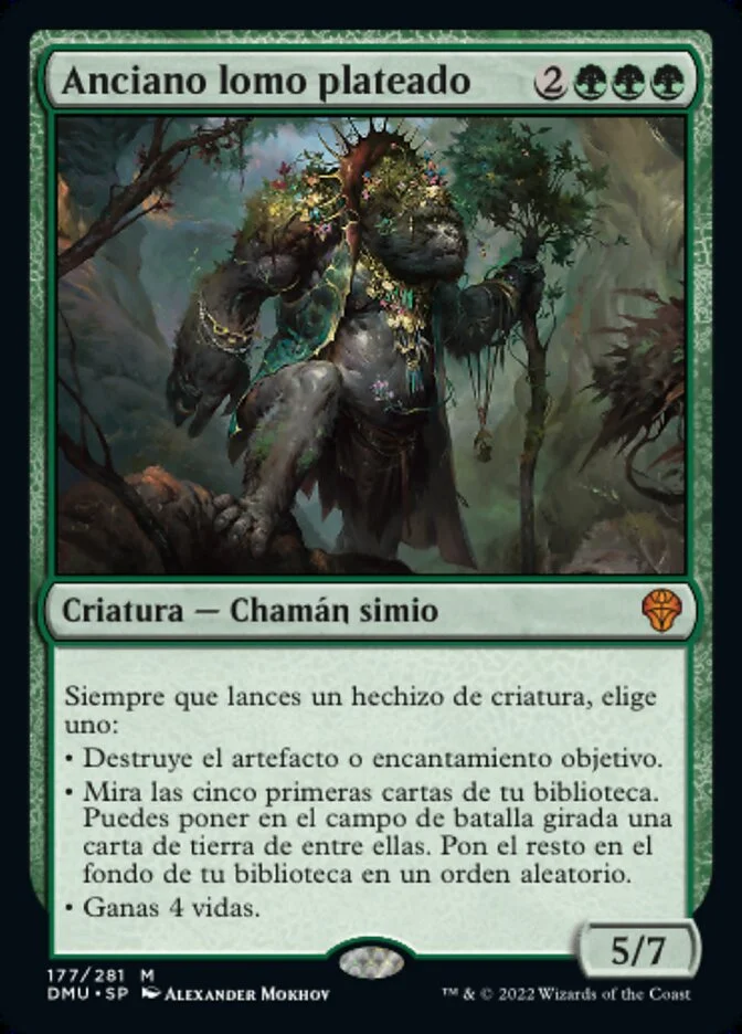 Anciano lomo plateado (Dominaria United) - Magic: The Gathering in TCG Land México