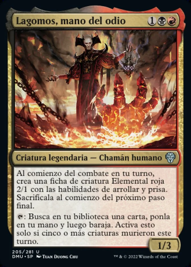 Lagomos, mano del odio (Dominaria United) - Magic: The Gathering in TCG Land México