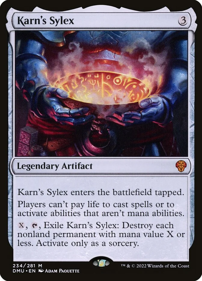 Karn's Sylex (Dominaria United) - Magic: The Gathering in TCG Land