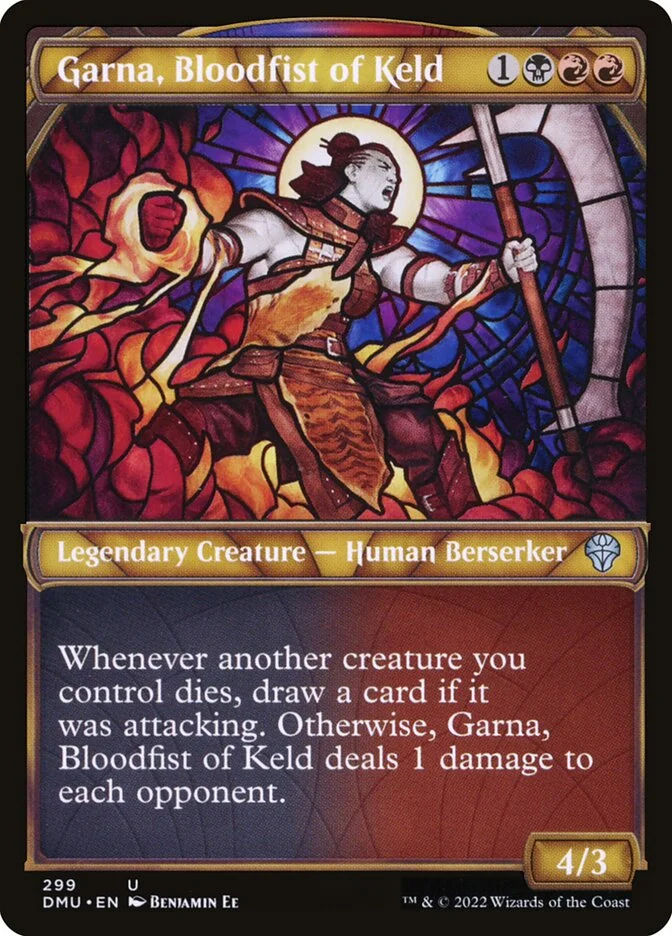 Garna, Bloodfist of Keld (Dominaria United) - Magic: The Gathering in TCG Land