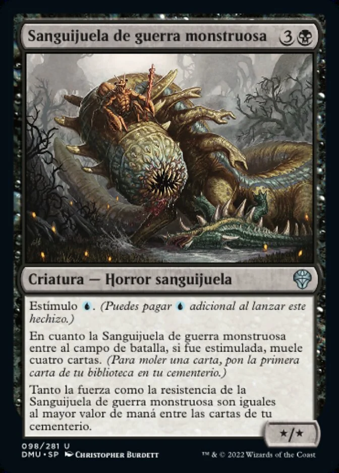 Sanguijuela de guerra monstruosa (Dominaria United) - Magic: The Gathering in TCG Land México
