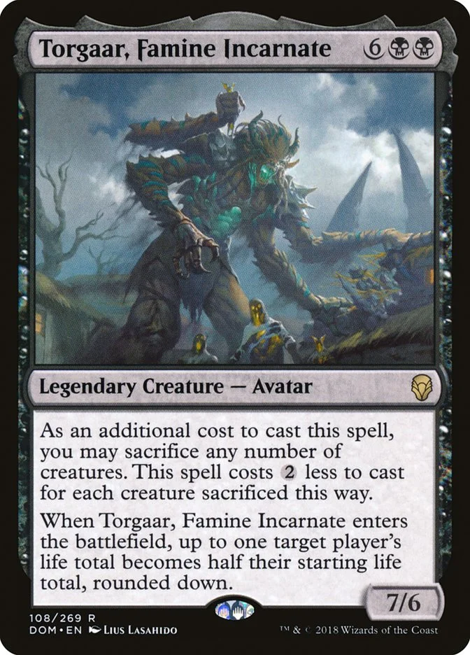 Torgaar, Famine Incarnate (Dominaria) - Magic: The Gathering in TCG Land