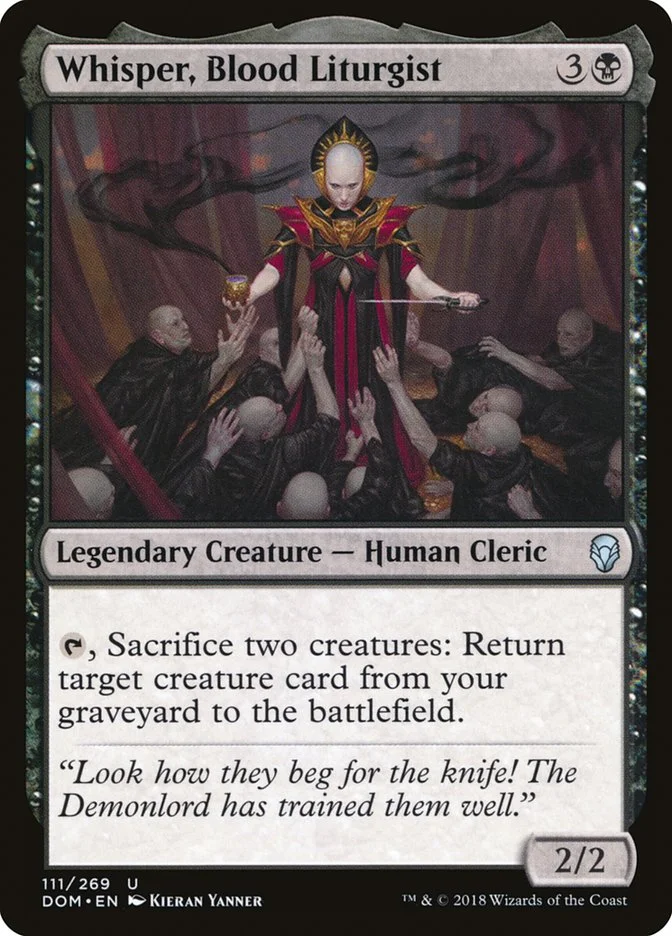 Whisper, Blood Liturgist (Dominaria) - Magic: The Gathering in TCG Land