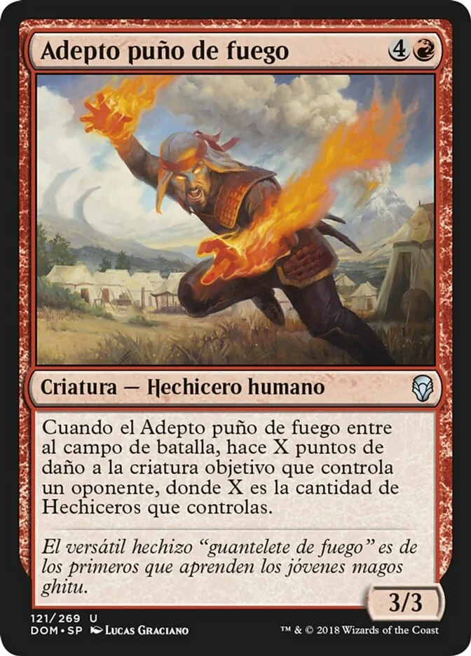 Adepto puño de fuego (Dominaria) - Magic: The Gathering in TCG Land