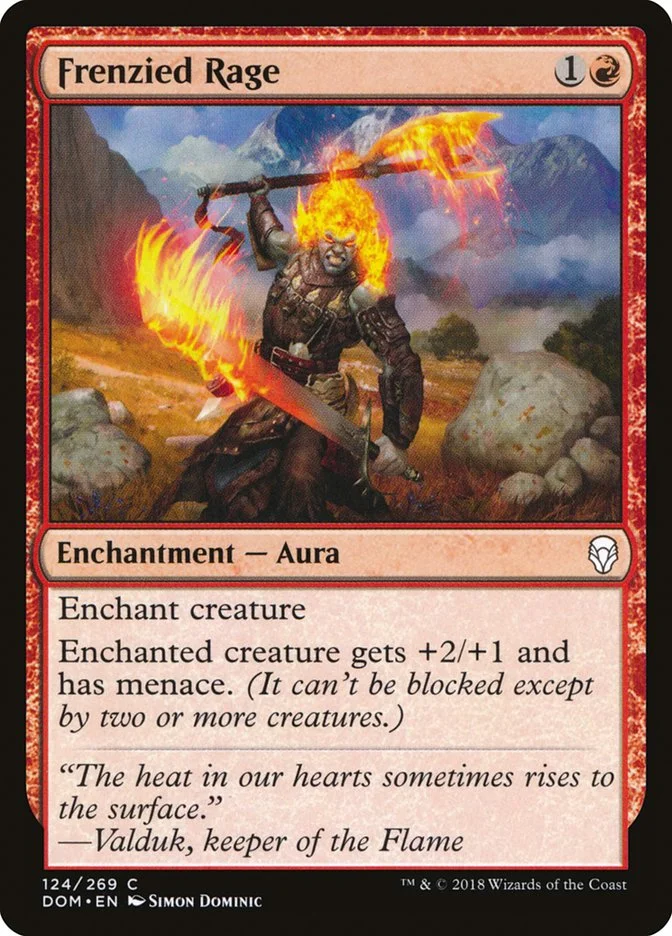 Frenzied Rage (Dominaria) - Magic: The Gathering in TCG Land