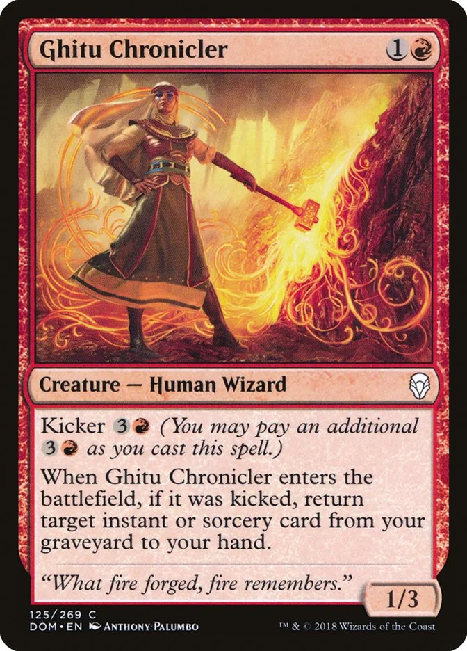 Ghitu Chronicler (Dominaria) - Magic: The Gathering in TCG Land