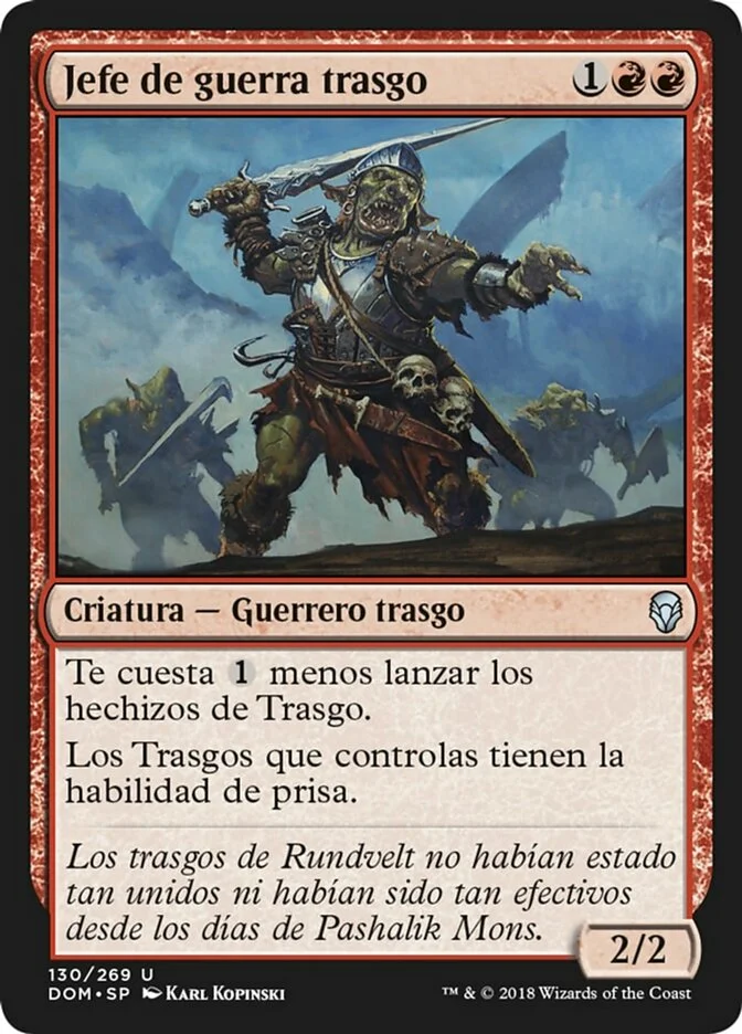 Jefe de guerra trasgo (Dominaria) - Magic: The Gathering in TCG Land