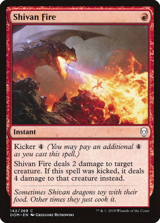 Shivan Fire (Dominaria) - Magic: The Gathering in TCG Land