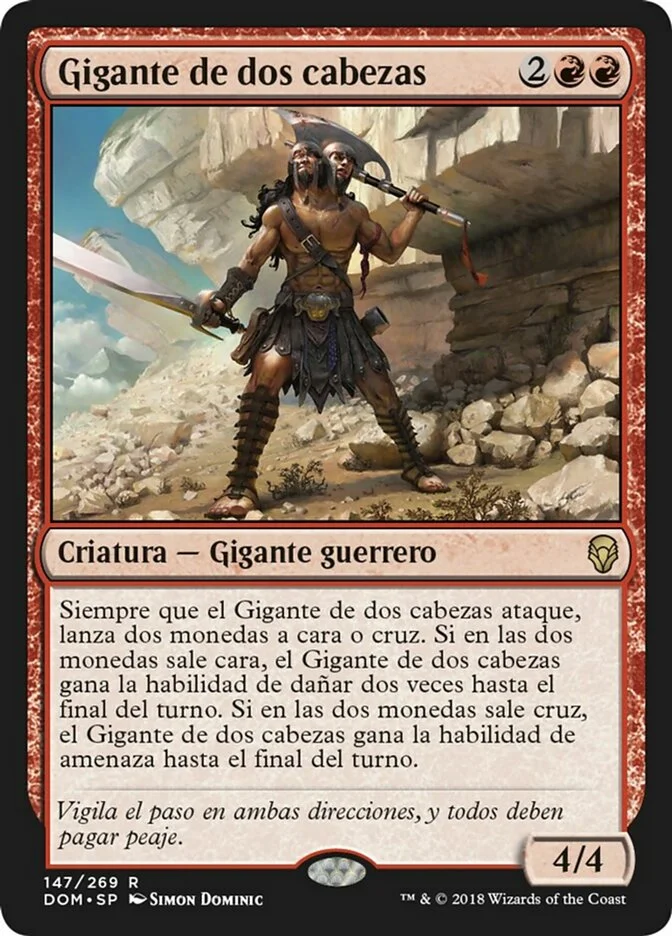 Gigante de dos cabezas (Dominaria) - Magic: The Gathering in TCG Land