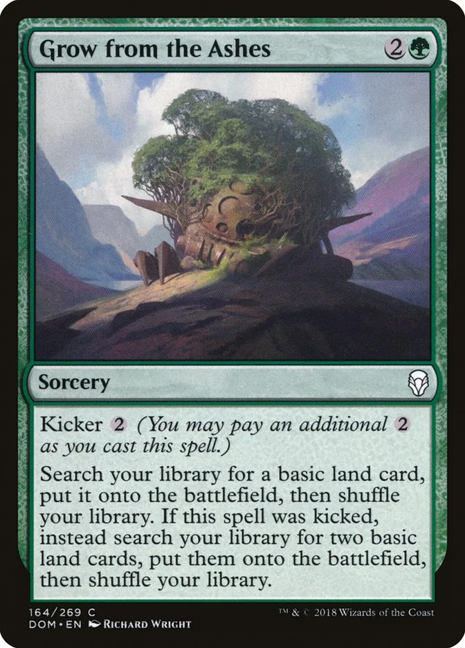 Grow from the Ashes (Dominaria) - Magic: The Gathering in TCG Land