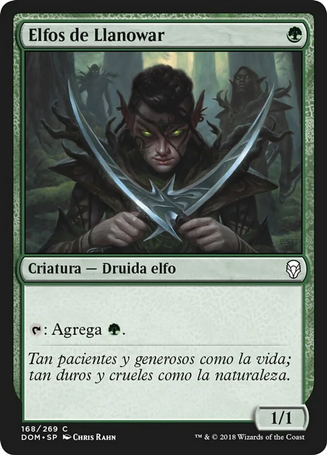 Elfos de Llanowar (Dominaria) - Magic: The Gathering in TCG Land