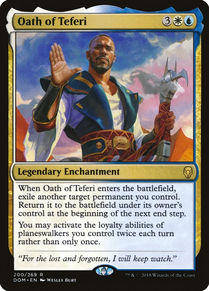 Oath of Teferi (Dominaria) - Magic: The Gathering in TCG Land