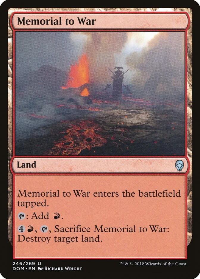 Memorial to War (Dominaria) - Magic: The Gathering in TCG Land