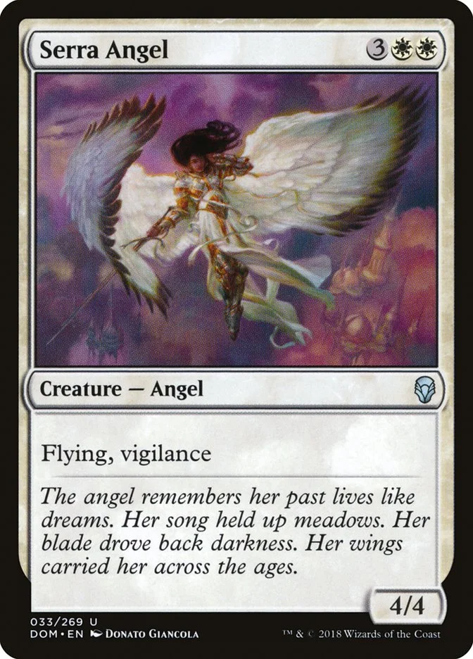 Serra Angel (Dominaria) - Magic: The Gathering in TCG Land
