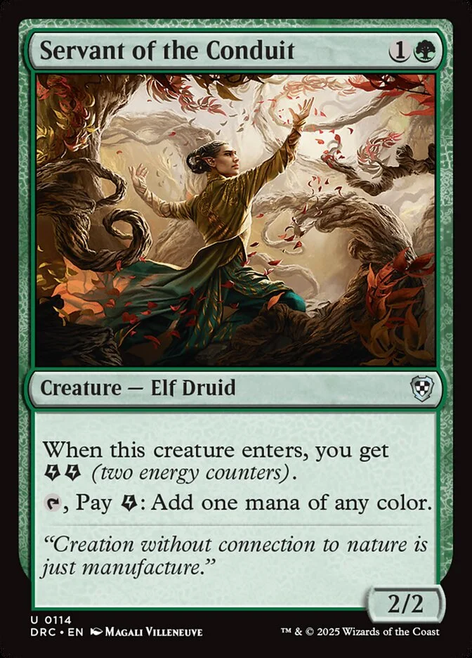 Servant of the Conduit (Aetherdrift Commander) - Magic: The Gathering in TCG Land
