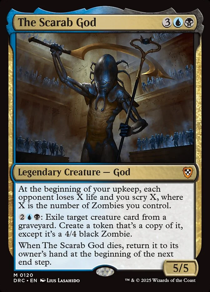 The Scarab God (Aetherdrift Commander) - Magic: The Gathering in TCG Land