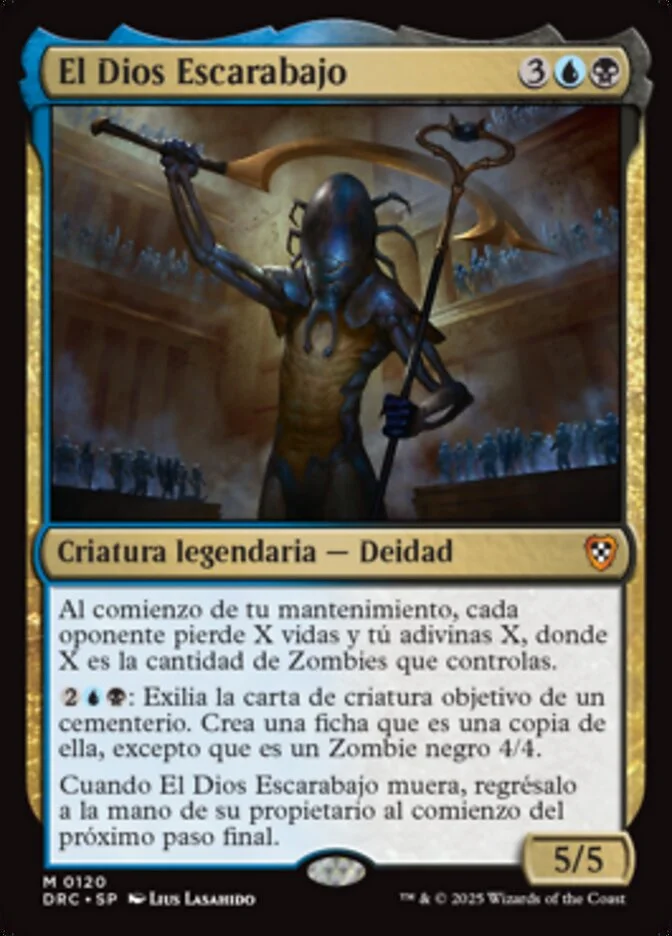 El Dios Escarabajo (Aetherdrift Commander) - Magic: The Gathering in TCG Land México