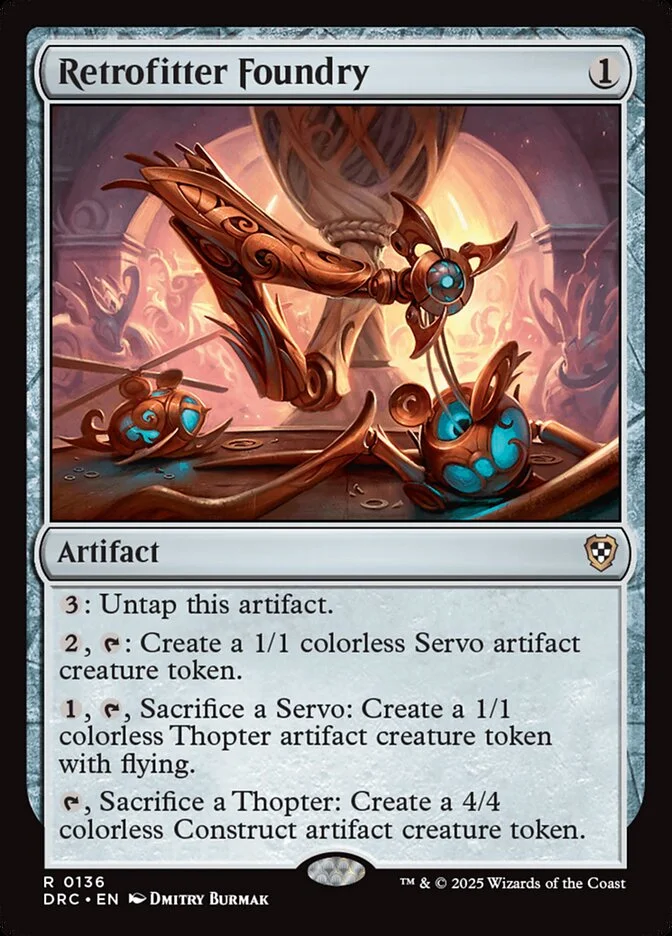 Retrofitter Foundry (Aetherdrift Commander) - Magic: The Gathering in TCG Land México