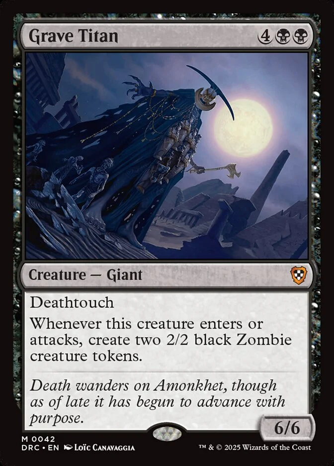 Grave Titan (Aetherdrift Commander) - Magic: The Gathering in TCG Land