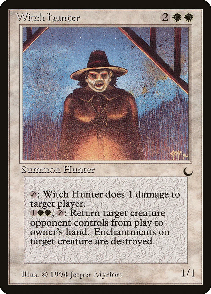 Witch Hunter (The Dark) - Magic: The Gathering in TCG Land