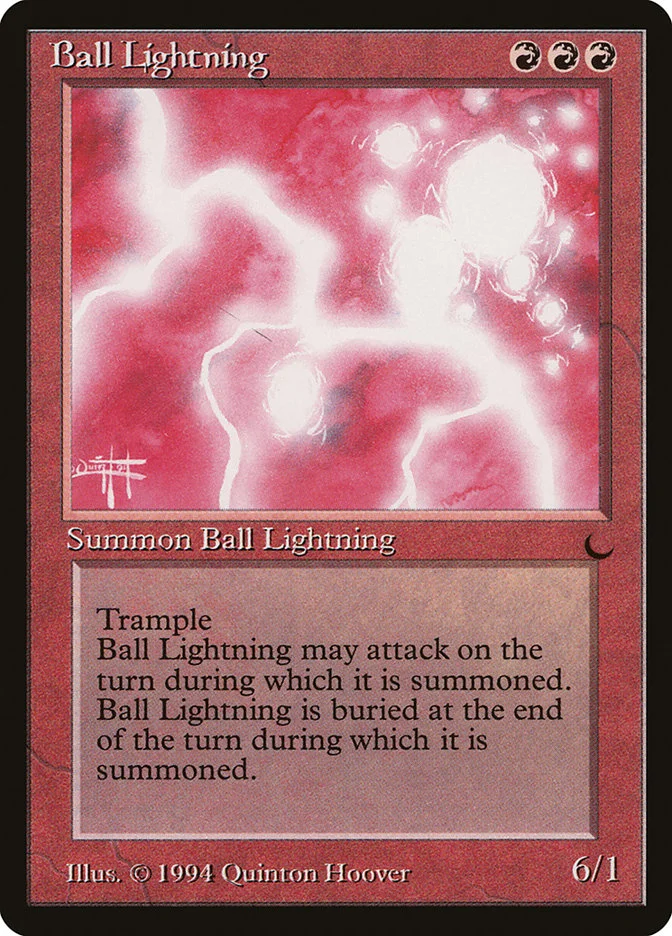 Ball Lightning (The Dark) - Magic: The Gathering in TCG Land