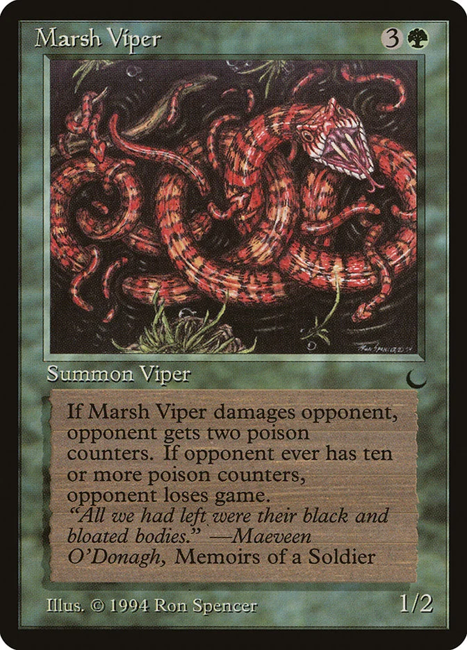 Marsh Viper (The Dark) - Magic: The Gathering in TCG Land