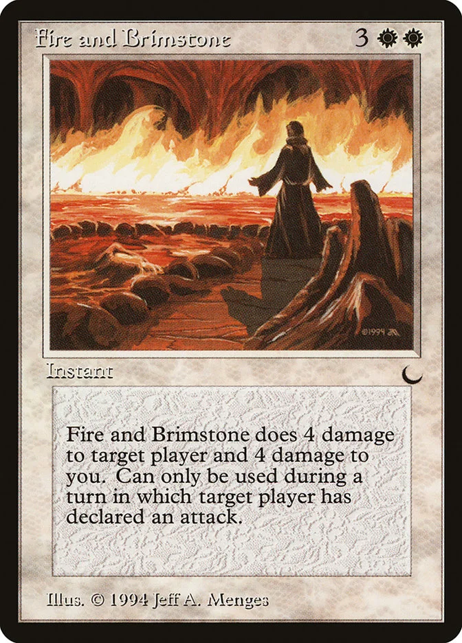 Fire and Brimstone (The Dark) - Magic: The Gathering in TCG Land