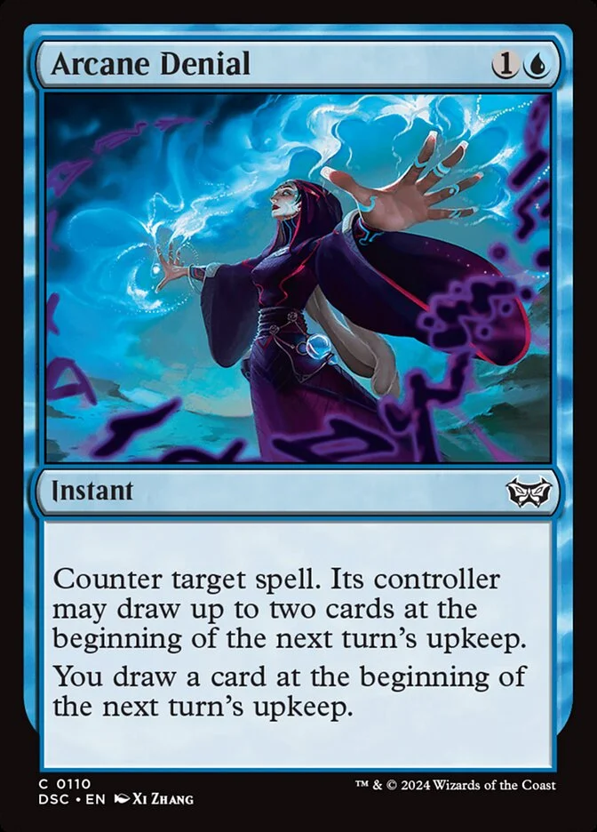 Arcane Denial (Duskmourn: House of Horror Commander) - Magic: The Gathering in TCG Land